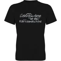 G-graphics T-Shirt Mein Lieblingskollege ist die Kaffeemaschine Herren T-Shirt mit Frontprint / Spruch / Statement für Coffeelover