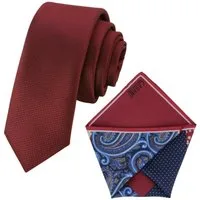 GASSANI Krawatte Herren-Krawatte Rips Fine Karo, z. Anzug Schmal Slim, Uni Seide Touch (Set, 2-St., Gepunktet, 2, Getupft, Paisley, Bunt, Geblümt, Schlips, Einstecktuch, Kariert) Blumen Blüten Punkte Dots Pünktchen Tupfen Tropfen Rauten, Seide Touch