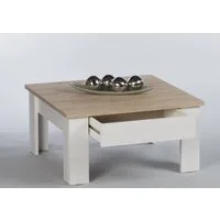 freiraum Couchtisch Romance Mini, in San Remo hell, Melamin - 78x40x78cm (BxHxT)