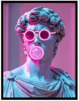 LED Bild CHEEKY DAVID