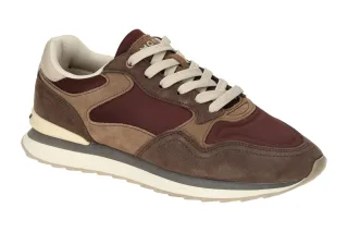 Hoff 22502604 Herren Sneaker Braun Velourleder Textil Memory Foam Fu?bett
