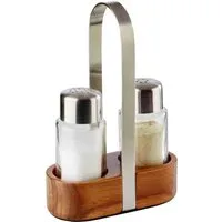 APS Menage-Set Wood, (Set), für Salz und Pfeffer, Akazie