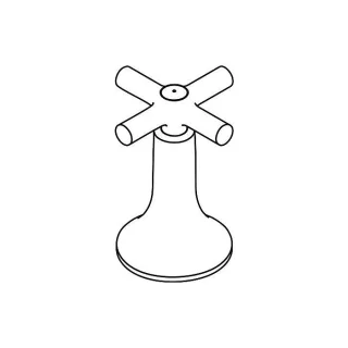 hansgrohe Kreuzgriff Axor Terrano Kaltwasser 37291000 chrom