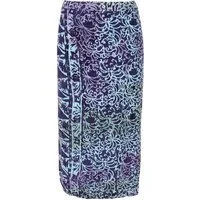 Guru-Shop Minirock 3/4 Wickelrock, Bali Sarong Strandrock,..