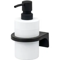 bremermann Seifenspender Bad-Serie SAVONA Softtouch inkl. Wandhalter, rund, (1-tlg., inkl. Montagematerial), mit Wandhalterung