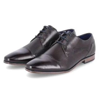 Bugatti Halbschuhe  Braun - Gr. 40 -  Textil und Synthetik