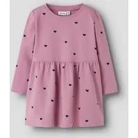 Name It Sweatkleid NMFDAVINA LS SWEAT BRU DRESS NOOS im tollen Alloverprint