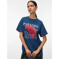 Vero Moda Kurzarmshirt VMURENA CATY SS TOP BOX JRS mit floralem Print