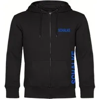 multifanshop Kapuzensweatjacke Schalke - Brust & Seite - Sweat