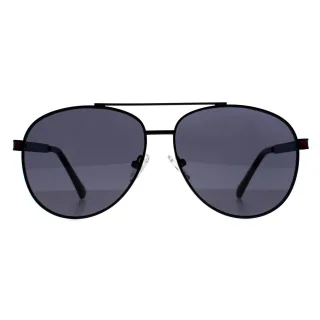 Guess GF5110 01A glÃ¤nzend schwarz grau Sonnenbrille