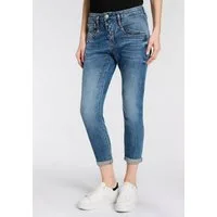 Herrlicher Boyfriend-Jeans Shyra Cropped Denim Light 7/8-Länge mit hohem Bund