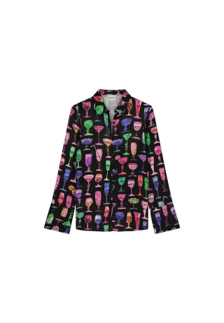 Fabienne Chapot - Kaia Blouse black/disco red - Gr. - 36