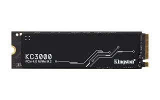 Kingston KC3000 PCIe 4.0 NVMe SSD 512GB | skc3000s/512g | M.2 2280 / M-Key / PCIe 4.0 x4 - Kühlkörper