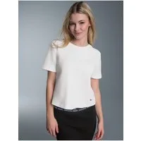 Trigema T-Shirt TRIGEMA Cropped Oversized T-Shirt in Waffeloptik (1-tlg)