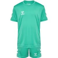 hummel T-Shirt & Shorts HMLLOGO SET KIDS (Set, 2-tlg., 2) 2-teiliges Set aus T-Shirt und Shorts, pflegeleicht, für Kinder