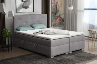 Boxspringbett Schlafzimmerbett PADUA 140x200cm inkl.Bettkasten