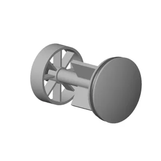 Dornbracht Stopfen für Ablaufgarnitur 1 1/4" Ersatzteile 04312001600 D. 46 x 67,5 mm Platin 04312001600-08