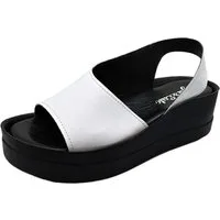 Yu&Luk Sommerschuh Riemchensandale mit Keilabsatz, Sandalette, Leder