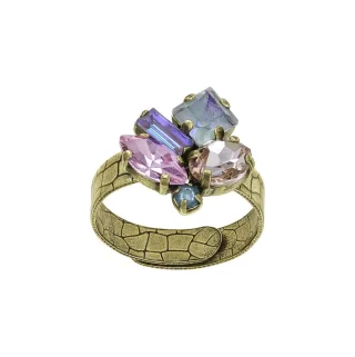 konplott - Ring - Mess to Impress blau/pink