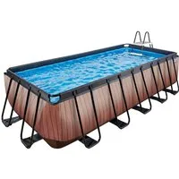 EXIT Framepool inkl. Sicherheitsleiter und Kartuschenfilterpumpe (Set, 3-tlg), BxLxH: 250x540x122 cm