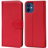 CoolGadget Handyhülle Book Case Handy Tasche für Apple iPhone 12 Mini 5,4 Zoll, Hülle Klapphülle Flip Cover für iPhone 12 Mini Schutzhülle stoßfest
