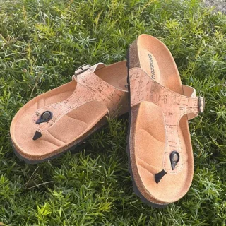 Shoezuu Toe Post Sandalen cork 43