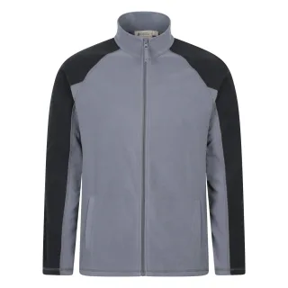Mountain Warehouse - "Ashbourne" Fleecejacke Durchgehender Reißverschluss für Herren (Dunkelgrau)