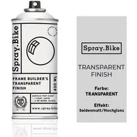 Spray.Bike Sprühflasche SPRAY.BIKE Fahrrad Lackspray - Vorbereiten & Vollenden Kollektion Transparent Finish (Klarlack - glänzend), UV-resistent, wetterfest