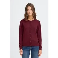 OXMO Strickjacke OXAida Modische Strickjacke mit Knopfleiste