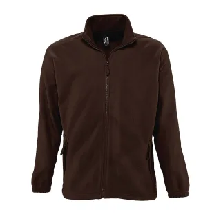 SOLS Mens North Full Zip Outdoor Fleece Jacke (dunkle Schokolade)