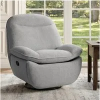 FLEXISPOT Sessel Schaukelsessel gemütlicher TV-Sessel, Relaxsessel (Versteckter Stauraum, 105° - 145° verstellbar, Drehsessel mit Rocking, Ruhesessel für Senioren & Stillenden), 159 KG belastbar, Inkl. Dicke Sofadecke (1,5 x 1,5 m)