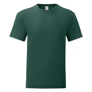 Fruit Of The Loom Herren Iconic T-Shirt (5er Pack) (Waldgrün)