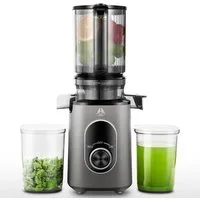 AMZCHEF Slow Juicer CE-JS2OT304-IG, 220 W, inklusive Bürste und 2 Bechern