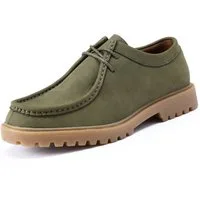 Allthemen Schnürschuh Herren casual Halbschuh in einfaches Aussehen Lederschuhe