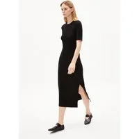 Armedangels Maxikleid SEHAARAA Ripp-Jerseykleid aus Bio-Baumwoll Mix Fitted