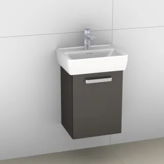 Artiqua 415 Waschtischunterschrank für Pro A 811951, Stahlgrau Metallic, 415-WUT-L25-R-7141-88 415-WUT-L25-R-7141-88