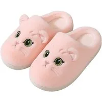 Corimori Flauschige Katzen Kätzchen Pantoffeln Plüsch Hausschuhe (Packung, Geschenk) super süße Plüsch Hausschuhe für Kinder und Erwachsene, EU Größe 42-43