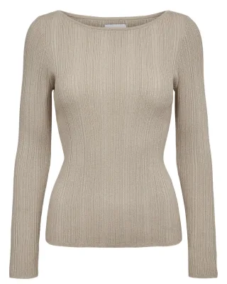 Nümph - NUJANEY PULLOVER whitecap gray - Gr. - XS