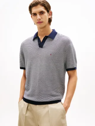 COOL TOUCH STRUCTURE SS POLO Desert Sky/Ivory Petal - Gr. - M