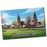 speecheese Magnet Gotische Kirche Freudenstadt Souvenir Souvenir Magnet