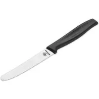 Böker Manufaktur Solingen Brotzeitmesser Böker Brötchenmesser, Wellenschliff, Frühstücksmesser Böker Brötchenmesser schwarz