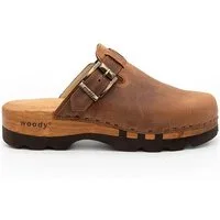 woody GmbH Clogs Herren - LUKAS - tabak Sneaker