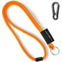 WEBBOMB Schlüsselanhänger Lanyard Tubular Schlüsselband mit Karabiner + Schlüsselring keychain