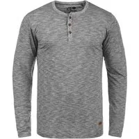 !Solid Rundhalsshirt SDMigos Langarmshirt mit Knopfleiste