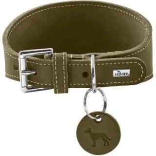 Dog Sport HUNTER Windhundhalsband aalborg oliv S