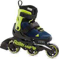 ROLLERBLADE Inlineskates ROLLERBLADE MICROBLADE 3WD Inline Skate blue royal/lime