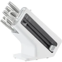 NINJA Messerblock 6-teiliges Edelstahl-Messerset mit integriertem