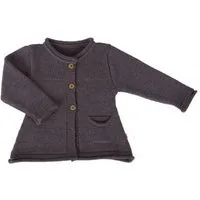 Popolini Wickelstrickjacke Baby Cardigan von Popolini Iobio Merino Wolle Sweater gestrickt