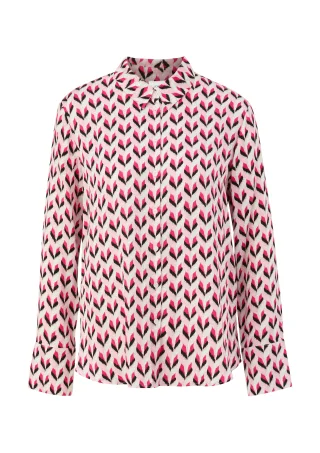 s.Oliver BLACK LABEL - Bluse mehrfarbig/pink - Gr. - 46