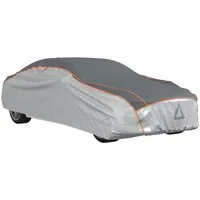 vidaXL Autoplane Autoabdeckung für Limousine Hagelschutz Voll XL Grau & Silbern (1-St)
